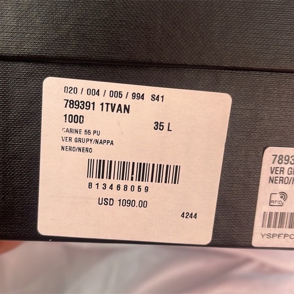 Saint Laurent
Women's Carine Slingback Pumps in Patent Leather black size 35 - Picture 13 of 15